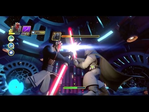 Disney Infinity 3.0 Star Wars - Darth Maul Gameplay (Darth Maul vs Darth Vader)