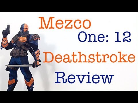 Mezco Toyz One: 12 Collective DC DEATHSTROKE (Slade Wilson) Action Figure Toy Review