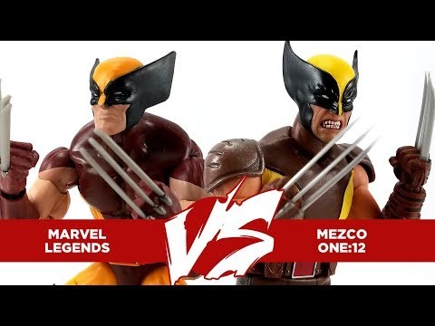 Marvel Legends Wolverine vs Mezco One:12 Wolverine