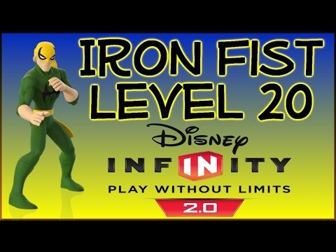 Disney Infinity 2.0 IRON FIST Skill Tree Level 20 Showcase - By DisneyToyCollector