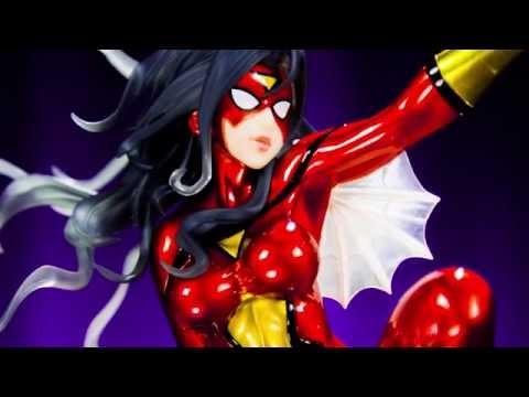 Spider Woman SDCC 2014 Exclusive Metallic Statue by Kotobukiya (SHOWCASE)