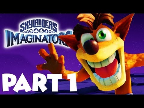 Skylanders Imaginators Gameplay Walkthrough Part 1 - CRASH BANDICOOT!! FULL GAME!! (PS4 Gameplay)