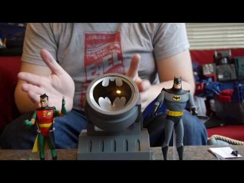 Unboxing: DC Collectibles Batman The Animated Series Batman &amp; Robin Action Figure with Bat-Signal